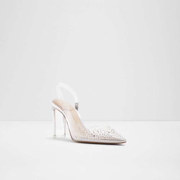 Disney x Aldo Striketwelve Cinderella Multi Sizes Clear NEW - Picture 3 of 7